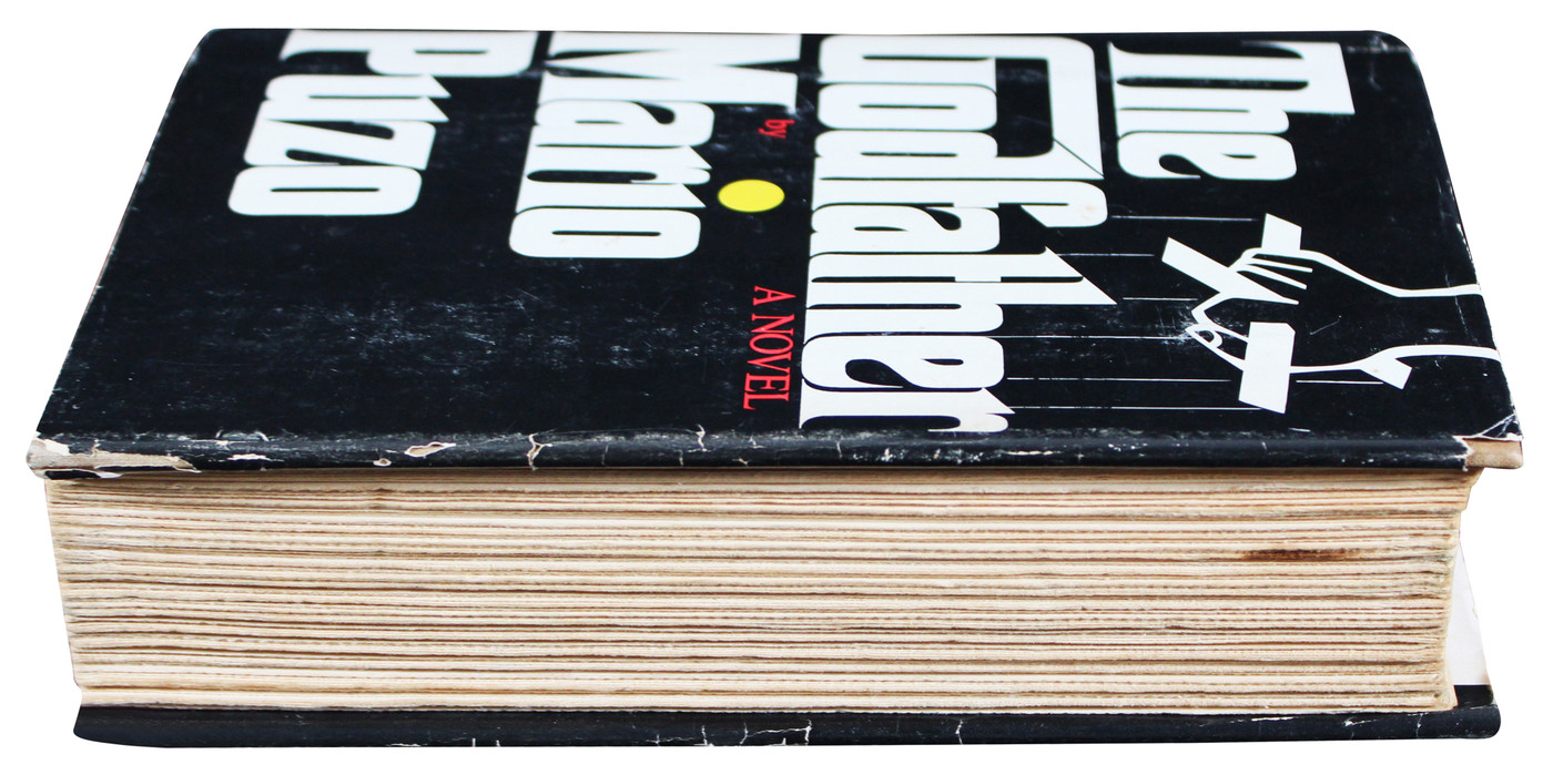 Mario Puzo The Godfather Signed 1st Edition Hard Cover Book w