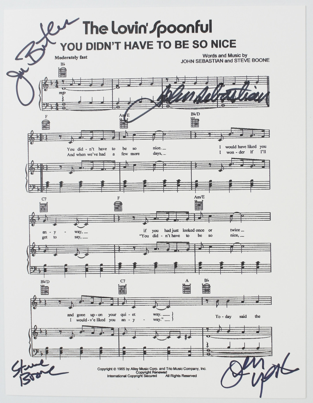 You Didn't Have To Be So Nice