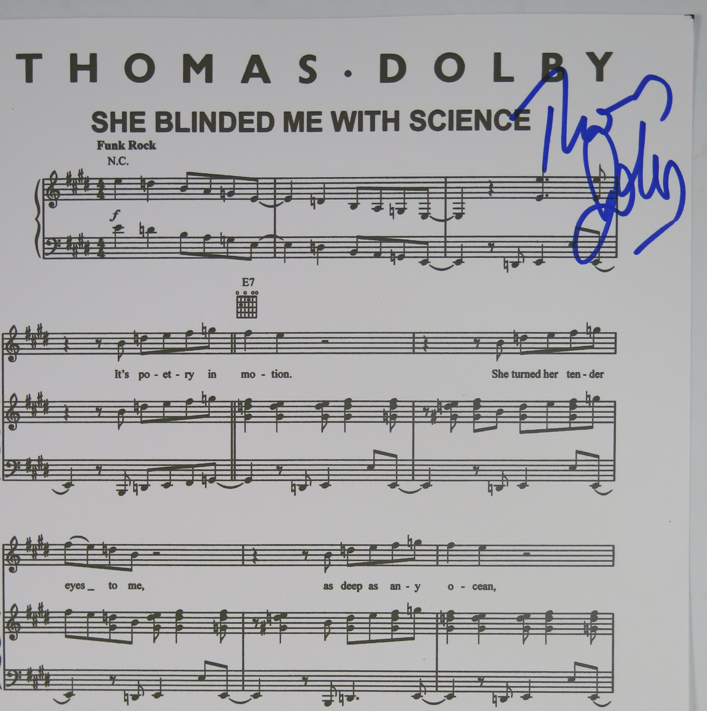 She Blinded Me With Science