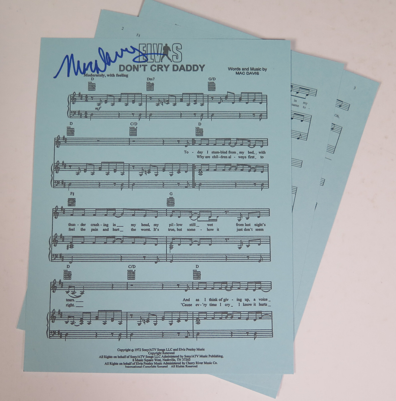 Don't Cry Daddy (EE51917)