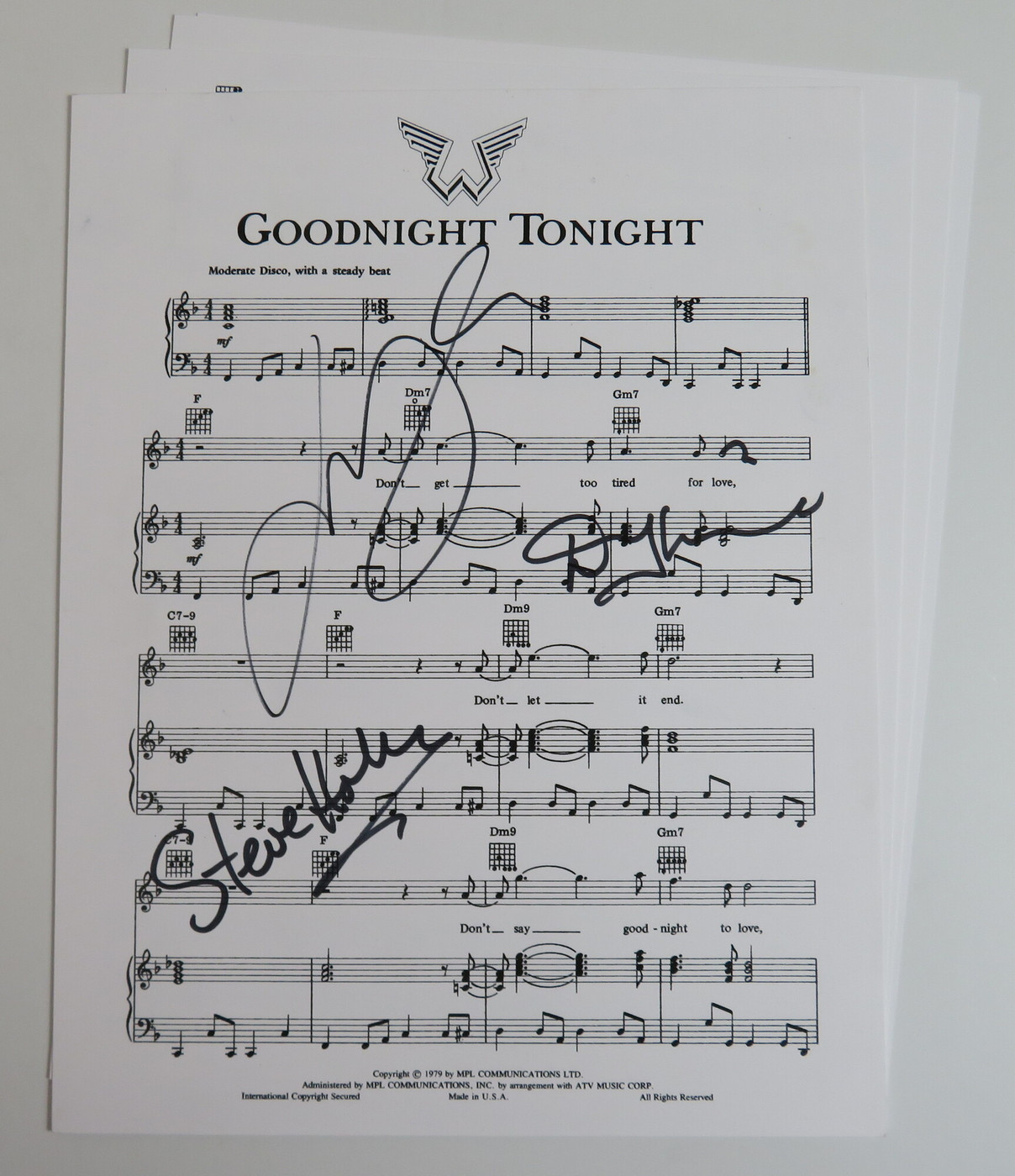 Goodnight Tonight (GG37252)