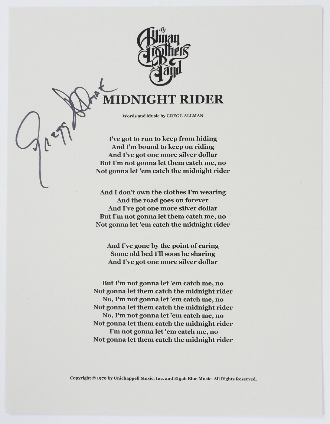 Midnight Rider (EE60513)