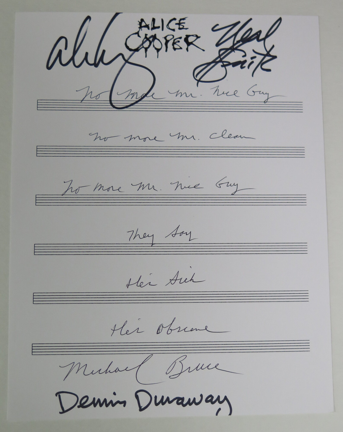 No More Mr. Nice Guy