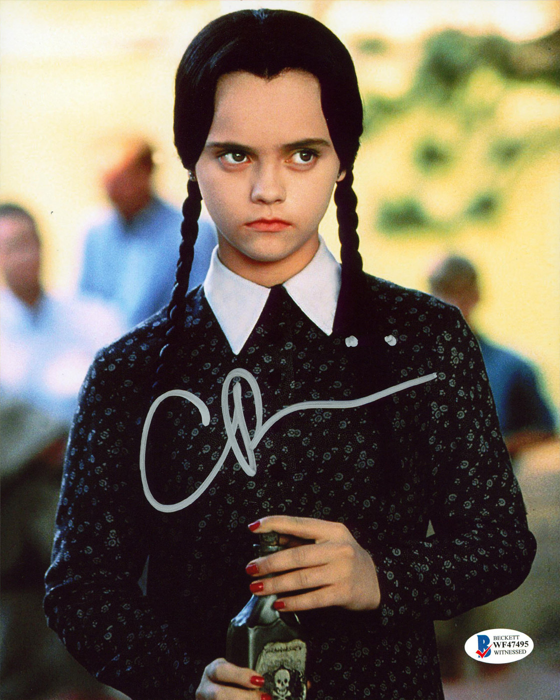 Christina Ricci The Addams Family Signed 8x10 Framed Photo BAS #WF47495