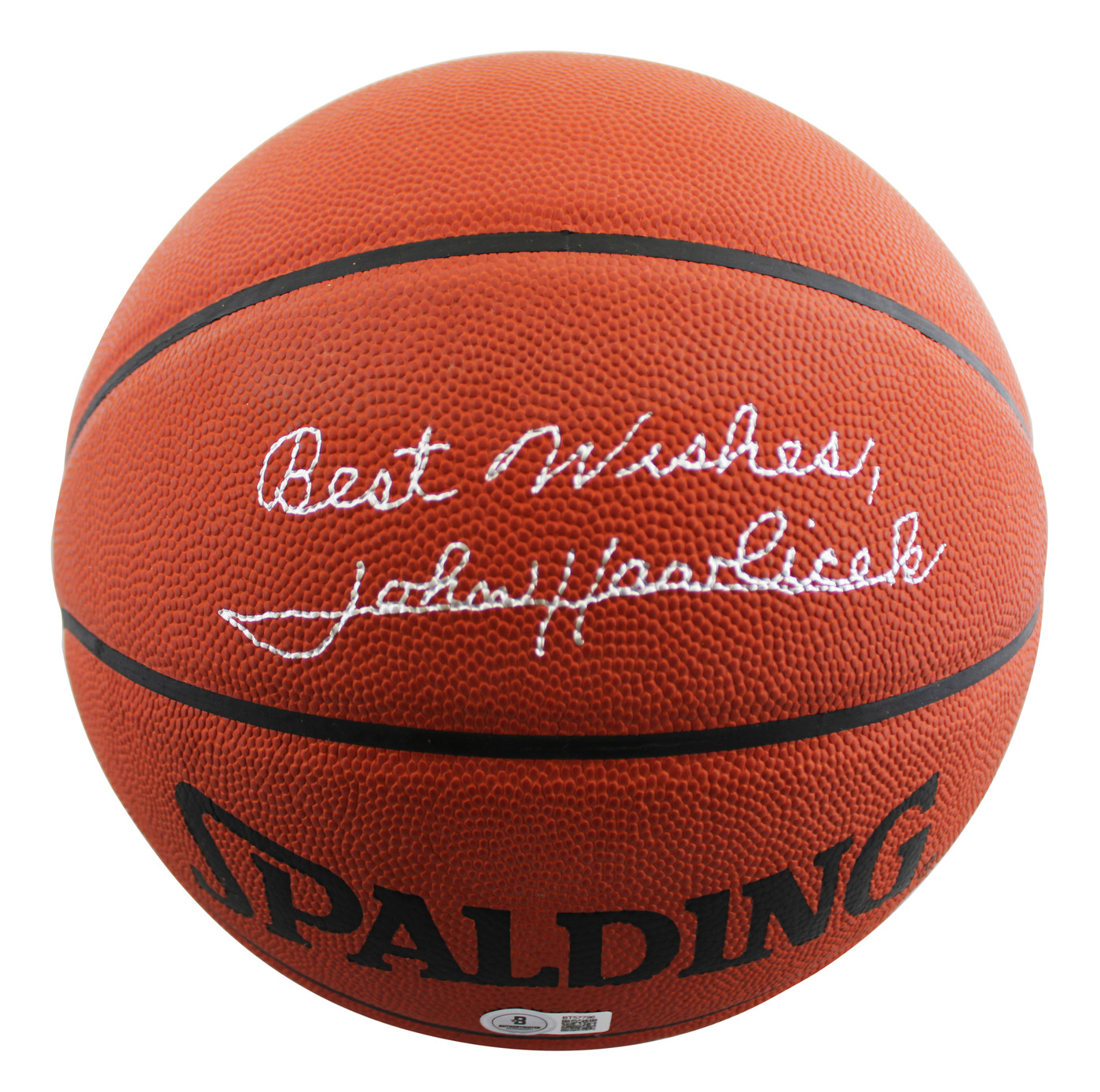 Celtics John Havlicek Signed Spalding Official NBA Game Basketball BAS #BT57796