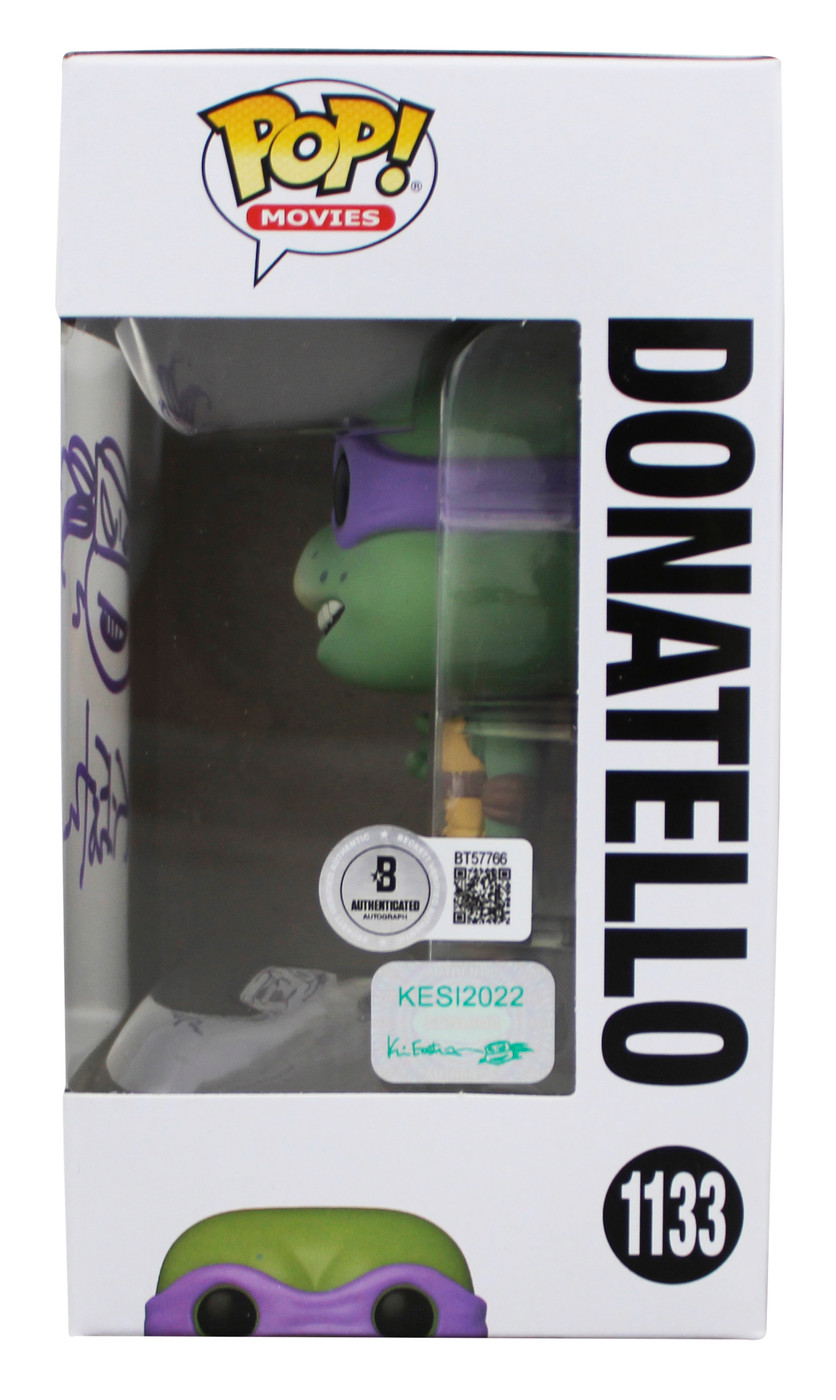 Kevin Eastman TMNT Signed Donatello #1133 Funko Pop Figure w Sketch BAS #BT57766