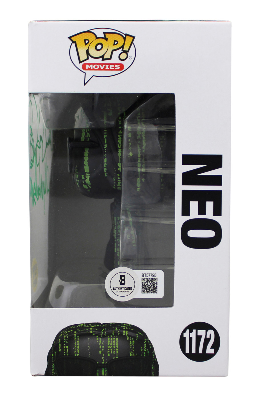 Lilly & Lana Wachowski The Matrix Signed Neo #1172 Funko Pop