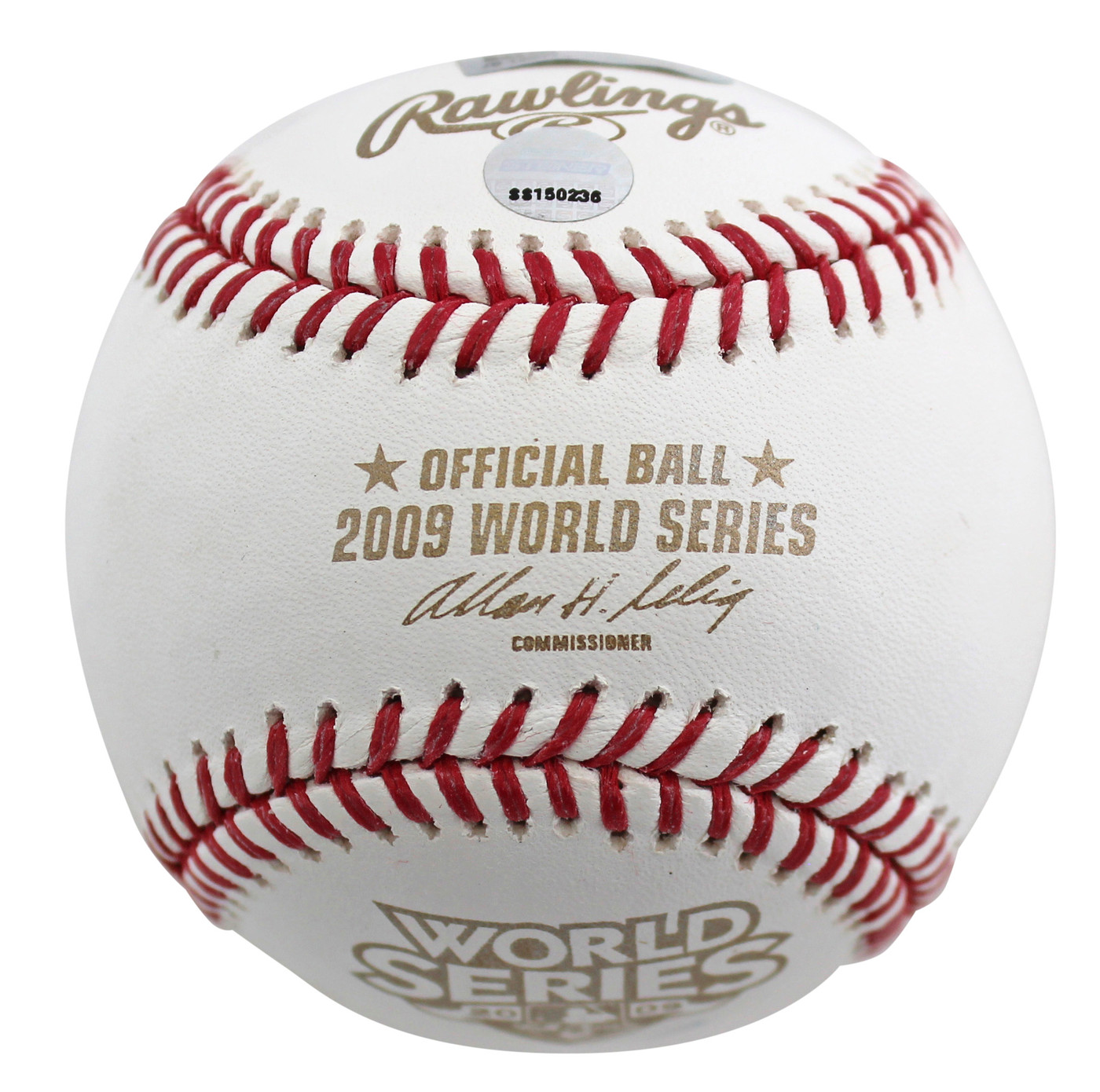 2009 Yankees (9) Jeter Rivera Posada Signed 2009 WS Logo Oml Baseball Steiner 1 Version 1