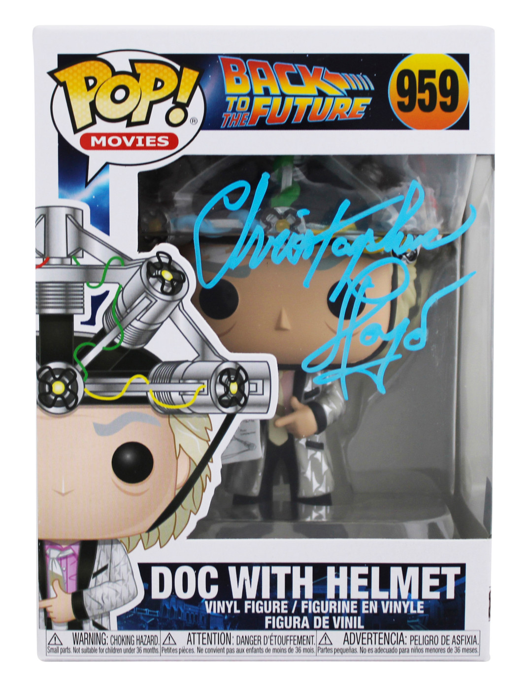 エル·アール『L』J-POPCD Christopher Lloyd Back To The Future Signed #959 Funko Pop