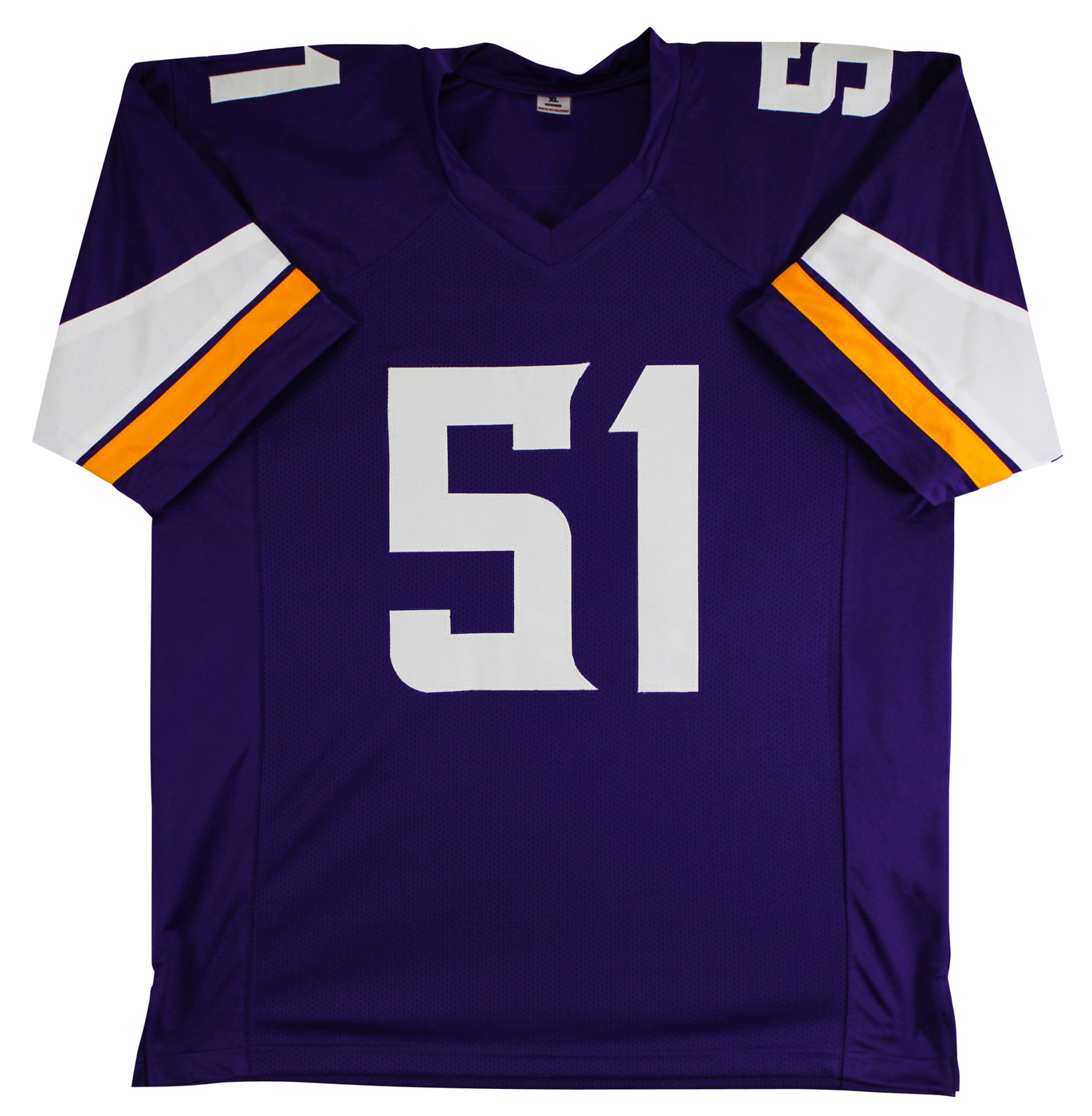 Blake Cashman Authentic Signed Purple Pro Style Jersey Autographed