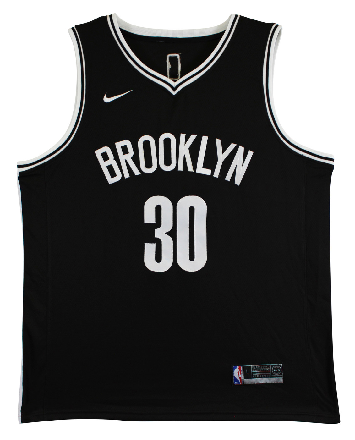 Nets Seth Curry Authentic Signed Black Nike Swingman Jersey BAS