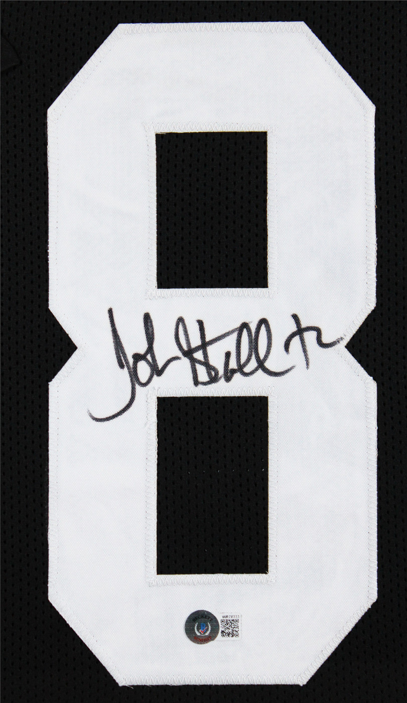 John Stallworth Authentic Signed Black Pro Style Framed Jersey BAS Witnessed