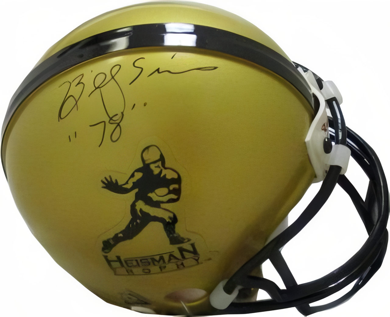 Billy Sims Signed Heisman Mini Helmet '78 (Oklahoma Sooners) Tri Star Hologram