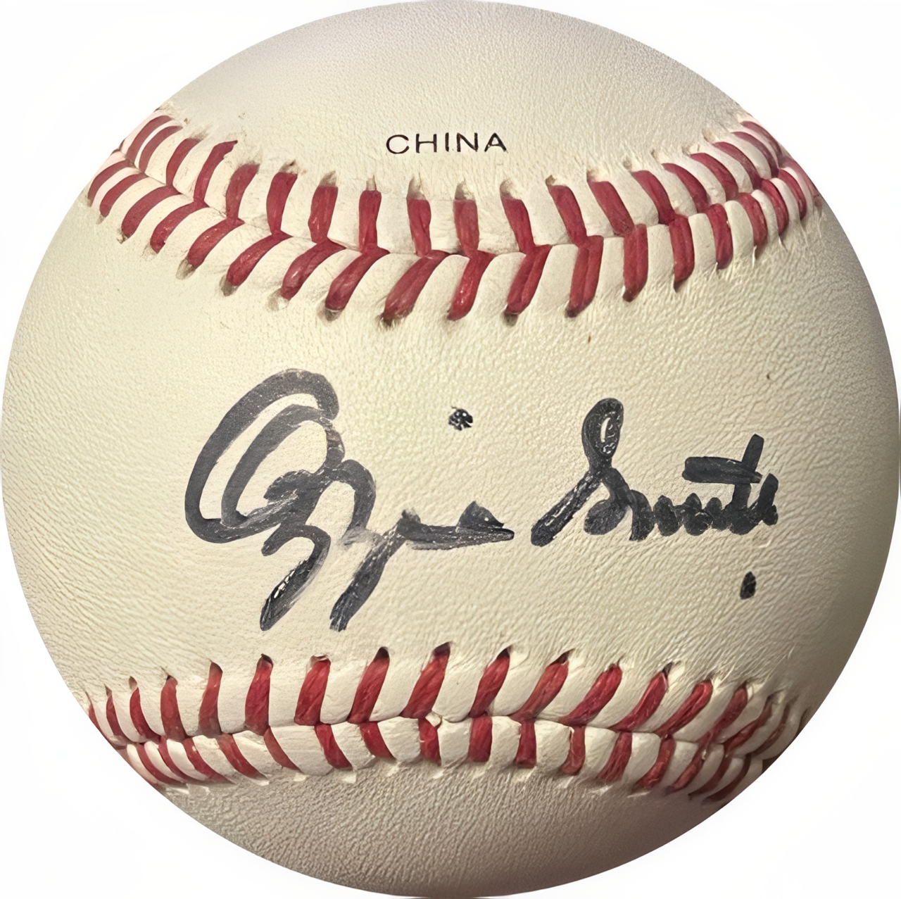 Ozzie Smith Signed Rawlings Little League Baseball (St. Louis Cardinals)