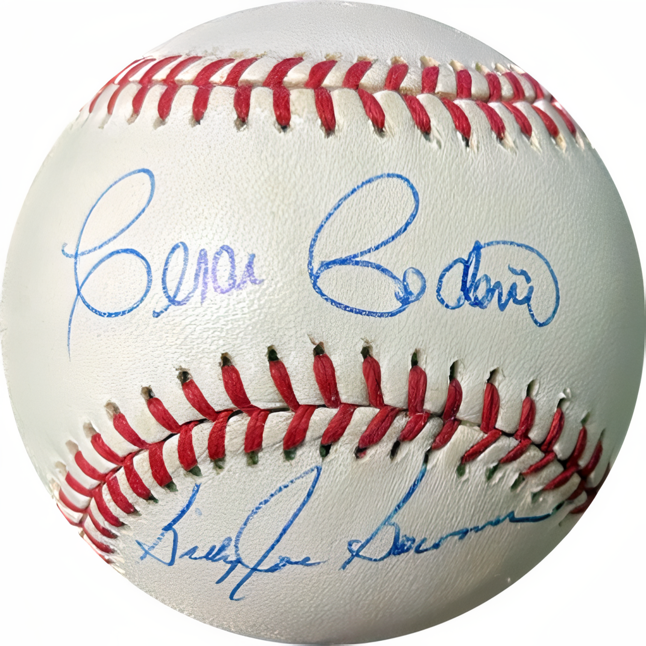Ronl Cesar Cedeno/Billy Joe Bowman Dual Signed Ronl Rawlings Official ...