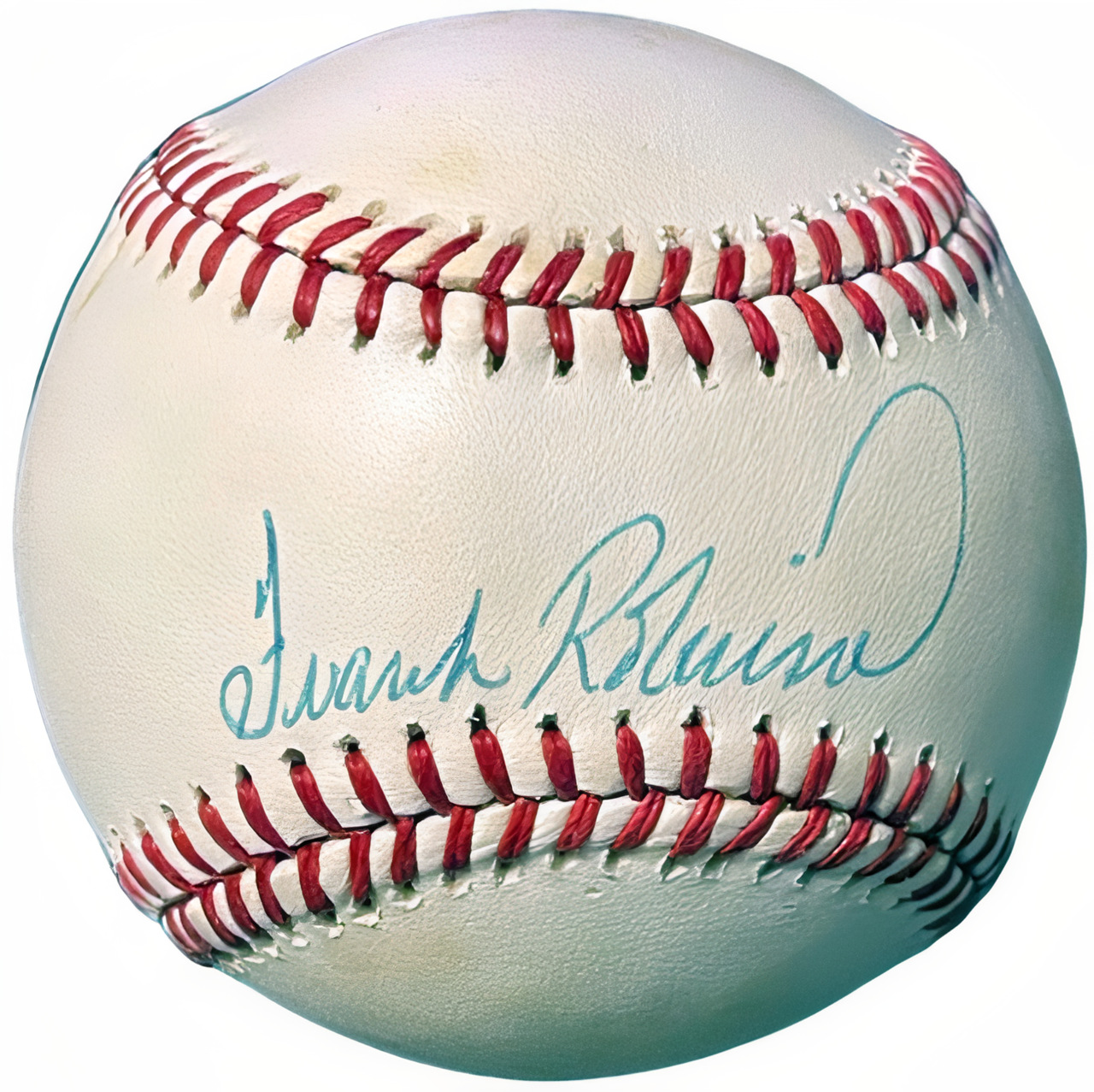 Frank Robinson Signed Roal Official American League Baseball Minor Tone Spots  Coa (Baltimore Orioles)