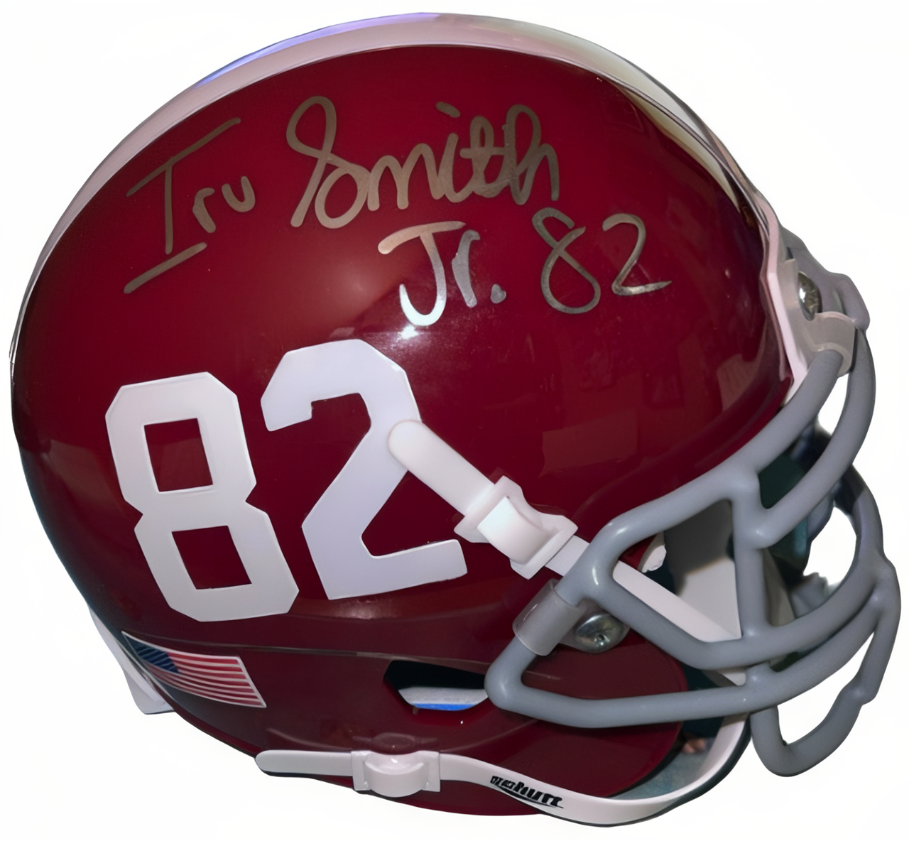alabama miniature football helmets schutt Irv Smith Jr. Signed Alabama Crimson Tide Schutt #82 Authentic Mini Helmet  Coa (’07 National Champs/Bengals)