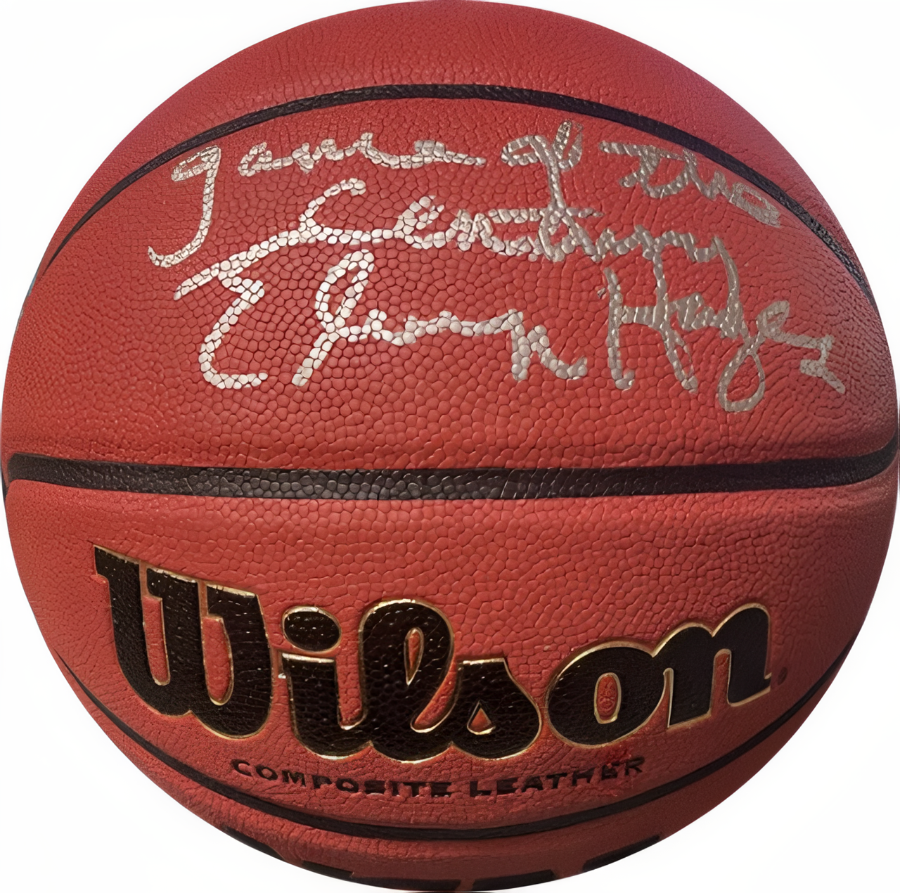 Elvin Hayes Signed Wilson Ncaa Indoor/Outdoor Basketball Game Of The Century Imperfect  Schwartz Sports Holo