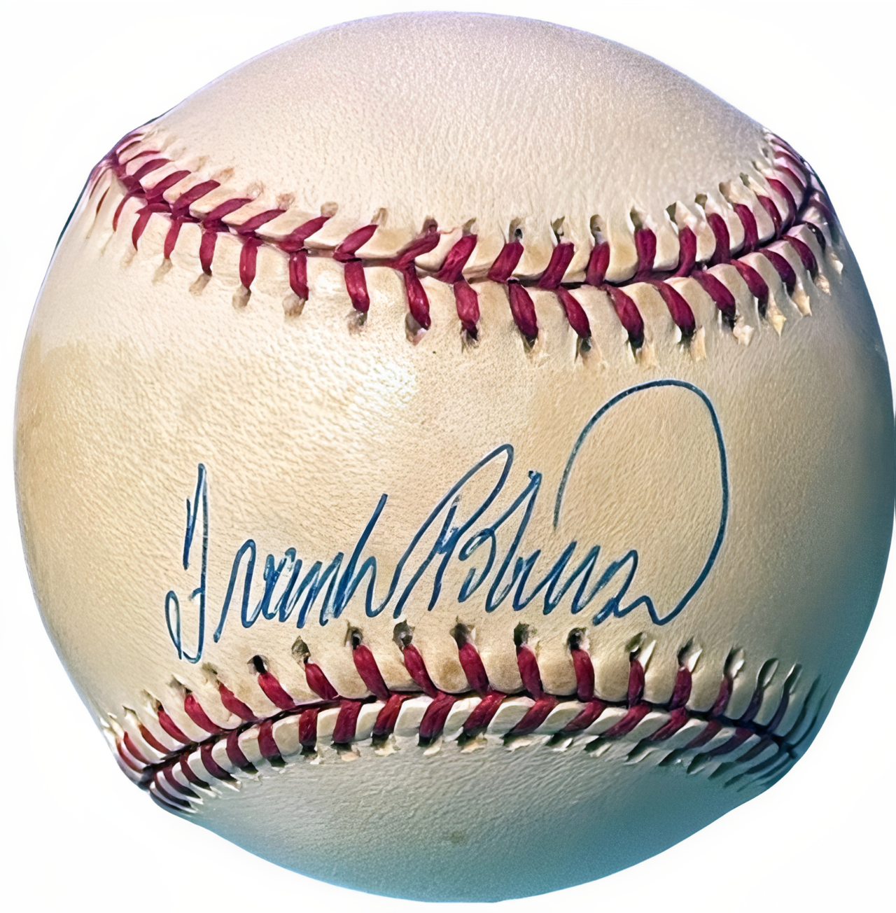 Frank Robinson Signed Official Rawlings Roal American League Baseball Toned  Coa (Orioles/Reds/Hof/14 Xas/2 Xws Champ)