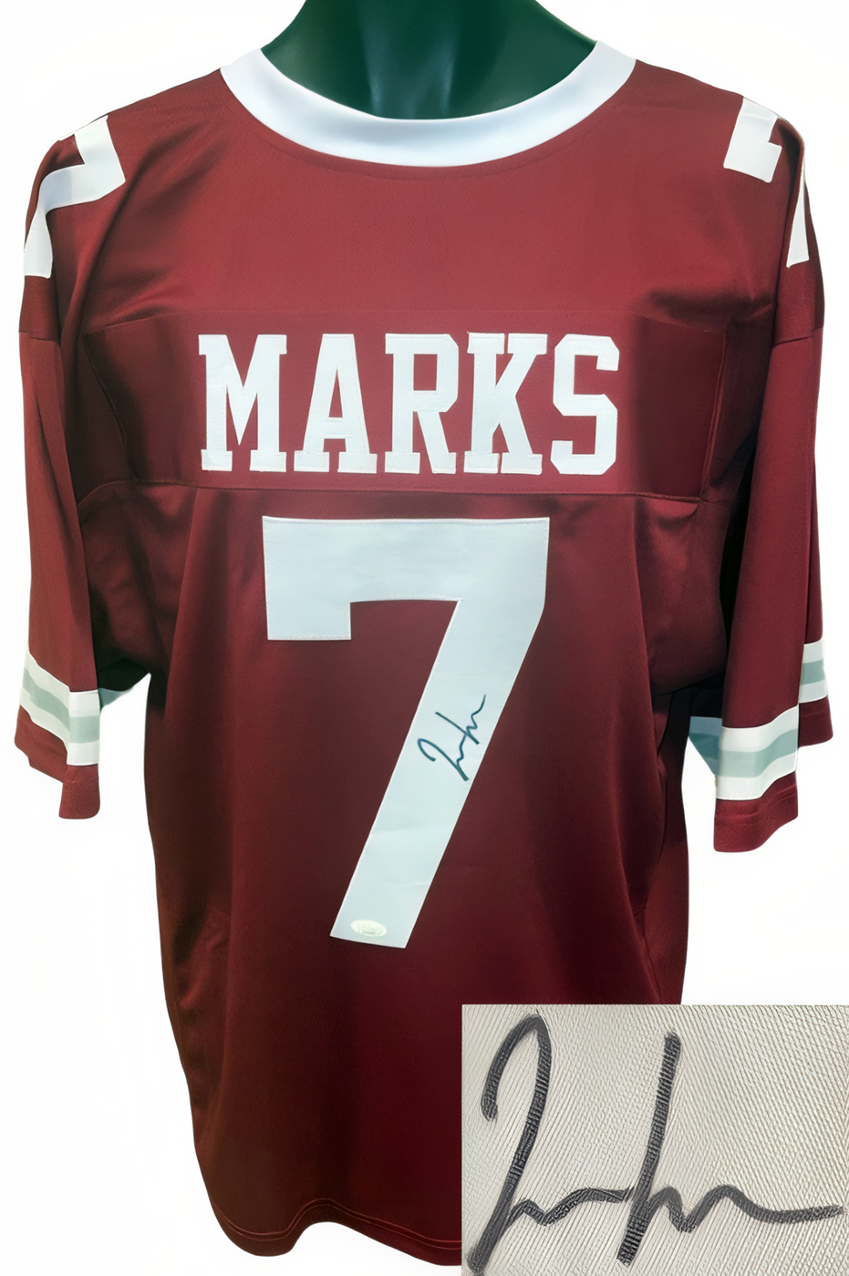Jo'quavious Marks Signed Mississippi State Maroon Custom Stitched College Football Jersey Xl  Jsa Signature Debut #Sd218303
