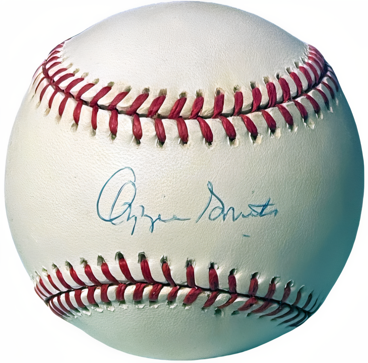 Ozzie Smith Signed Official Rawlings Ronl National League Baseball Minor Tone  Coa (Cardinals/Hof/15 Xas/13 Xgg) Version 1