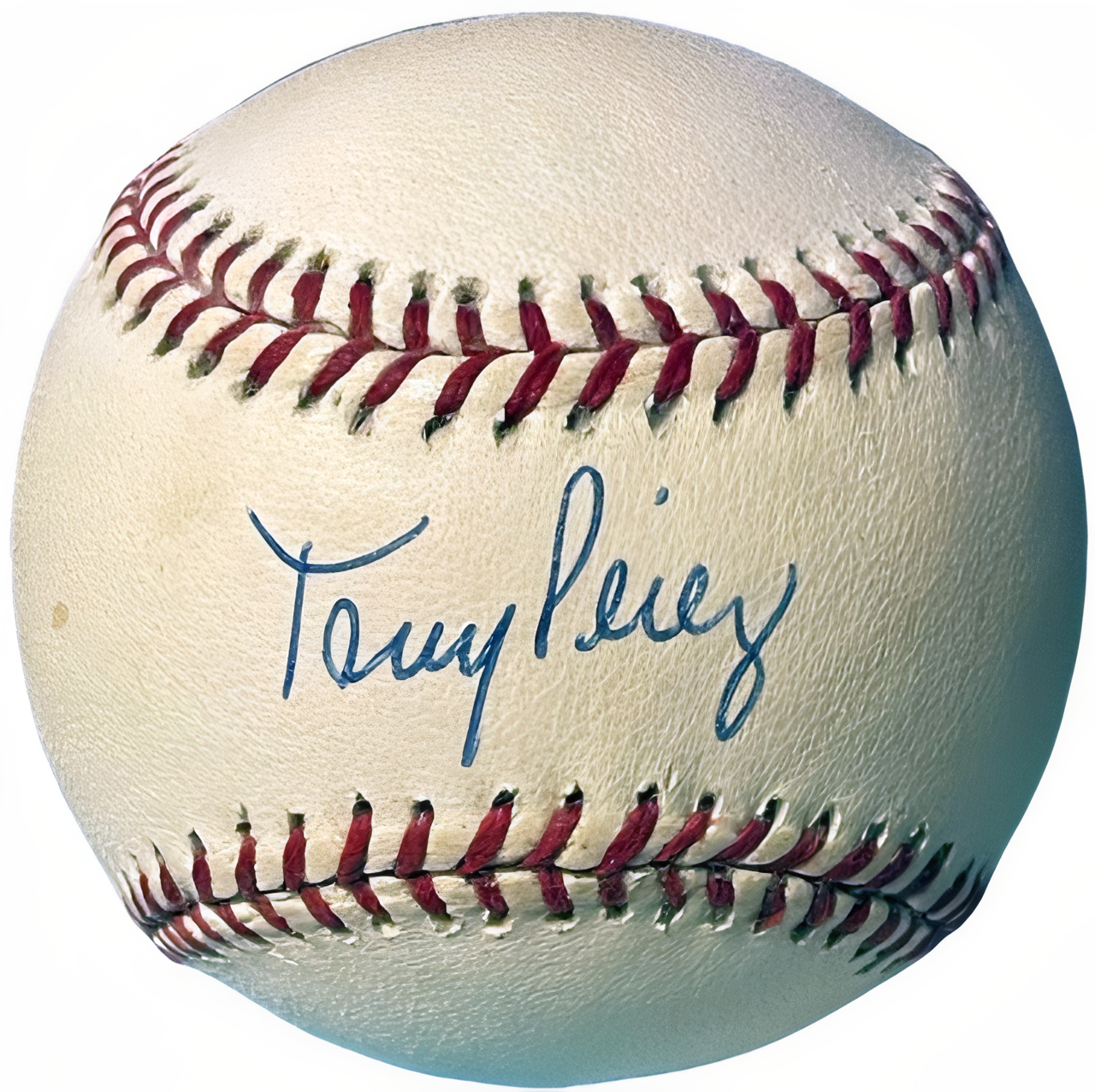 Tony Perez Signed Official Rawlings Ronl National League Baseball Minor Tone Spots  Coa (Cincinnati Reds/Hof/Big Red Machine)