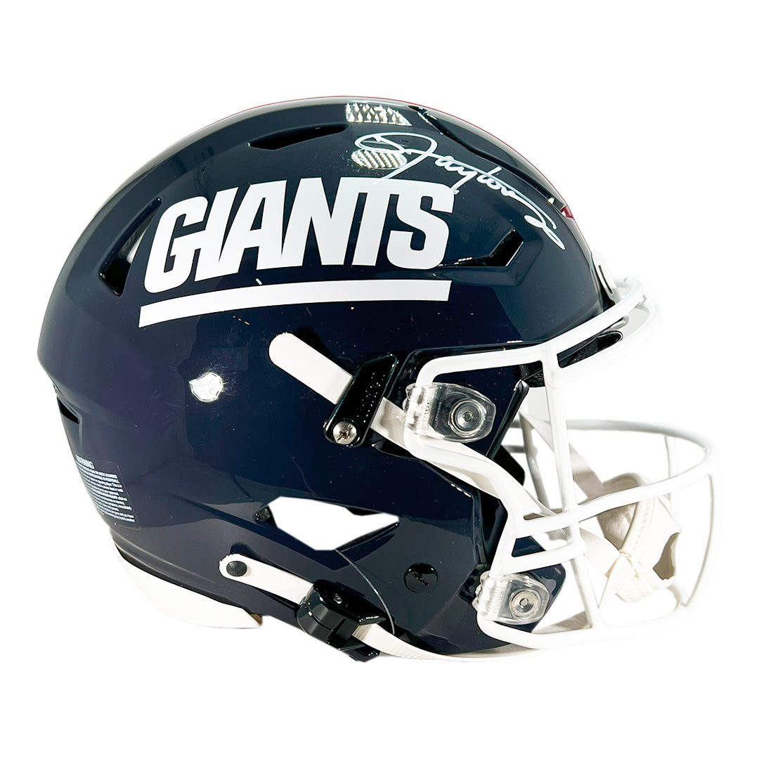 Lawrence Taylor Signed New York Giants Throwback 81-99 Authentic SpeedFlex Full-Size Football Helmet (Beckett)