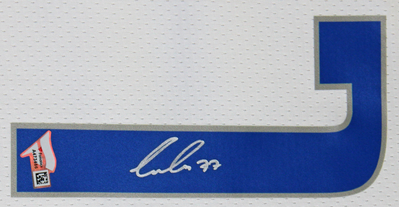 Mavericks Luka Doncic Signed White Nike Assoc. Edition Jersey