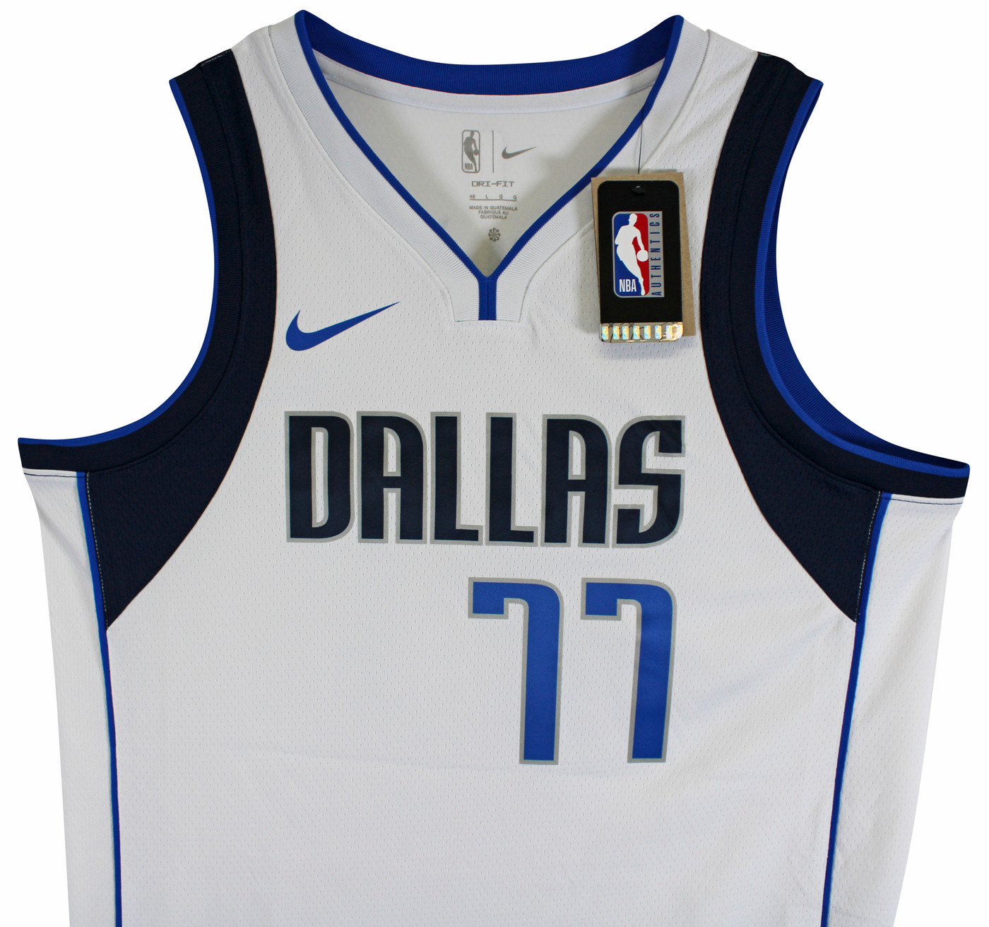 Mavericks Luka Doncic Signed White Nike Assoc. Edition Jersey