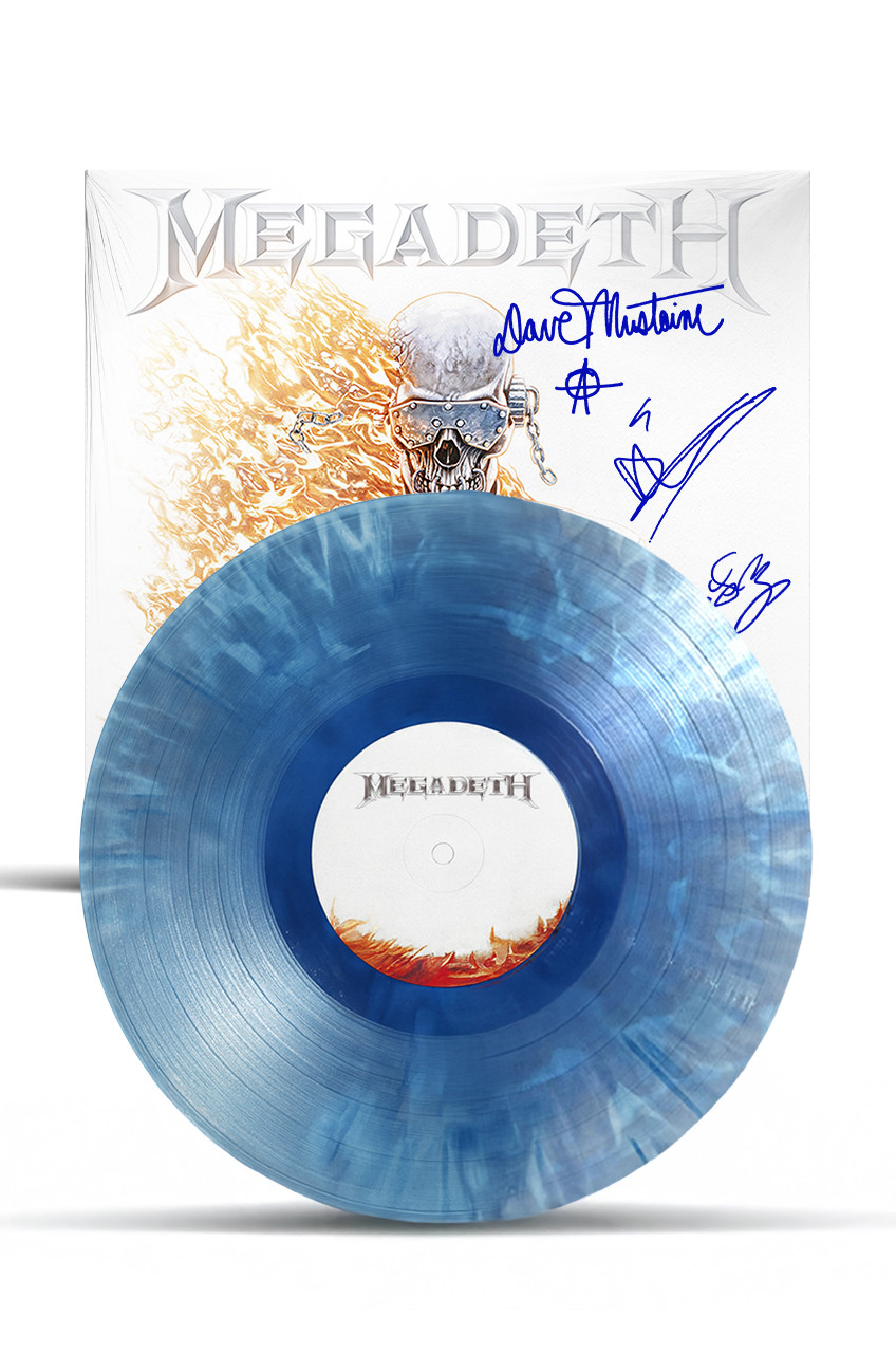 MEGADETH,新品,アナログ盤.メガデス,スラッシュメタル,直筆サイン入り MEGADETH,新品,メガデス,スラッシュメタル,直筆サイン入り