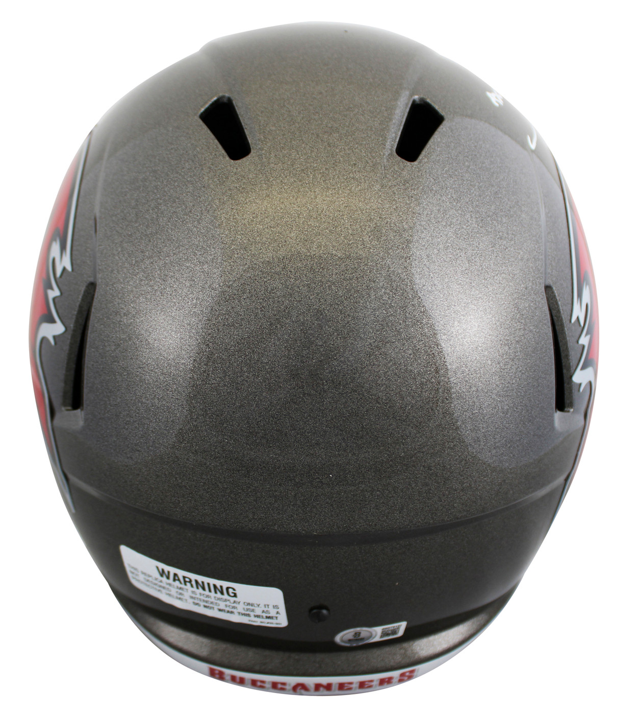 Buccaneers Bucky Irving Signed Full Size Speed Rep Helmet W/ Case BAS Witnessed