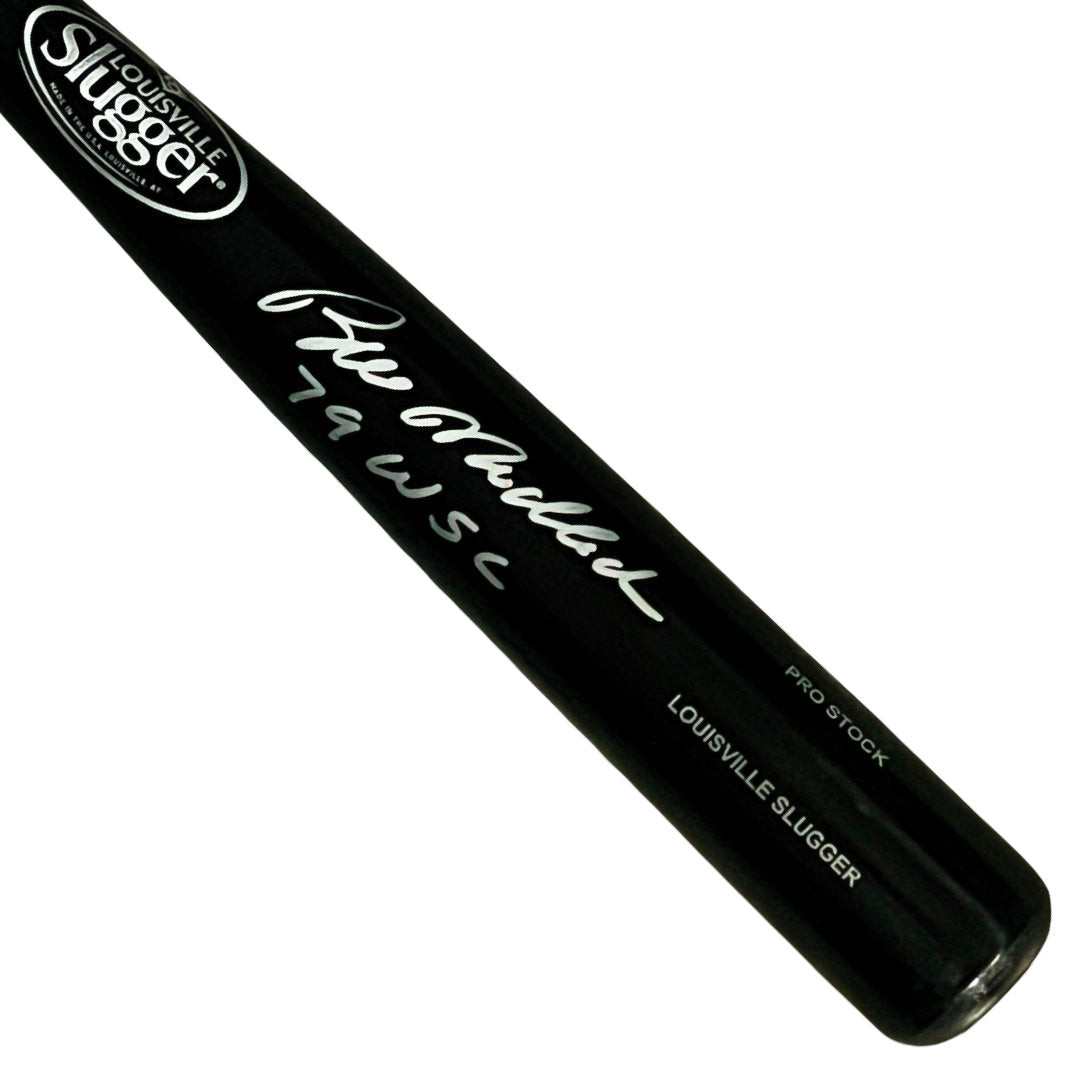 サインバットLouisville Slugger Bobby Valentine Bill Madlock Signed 79 WSC Inscription Louisville Slugger Official