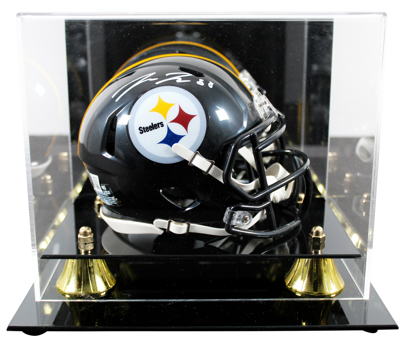 Steelers Pat Freiermuth Authentic Signed Speed Mini Helmet W/ Case BAS Witnessed
