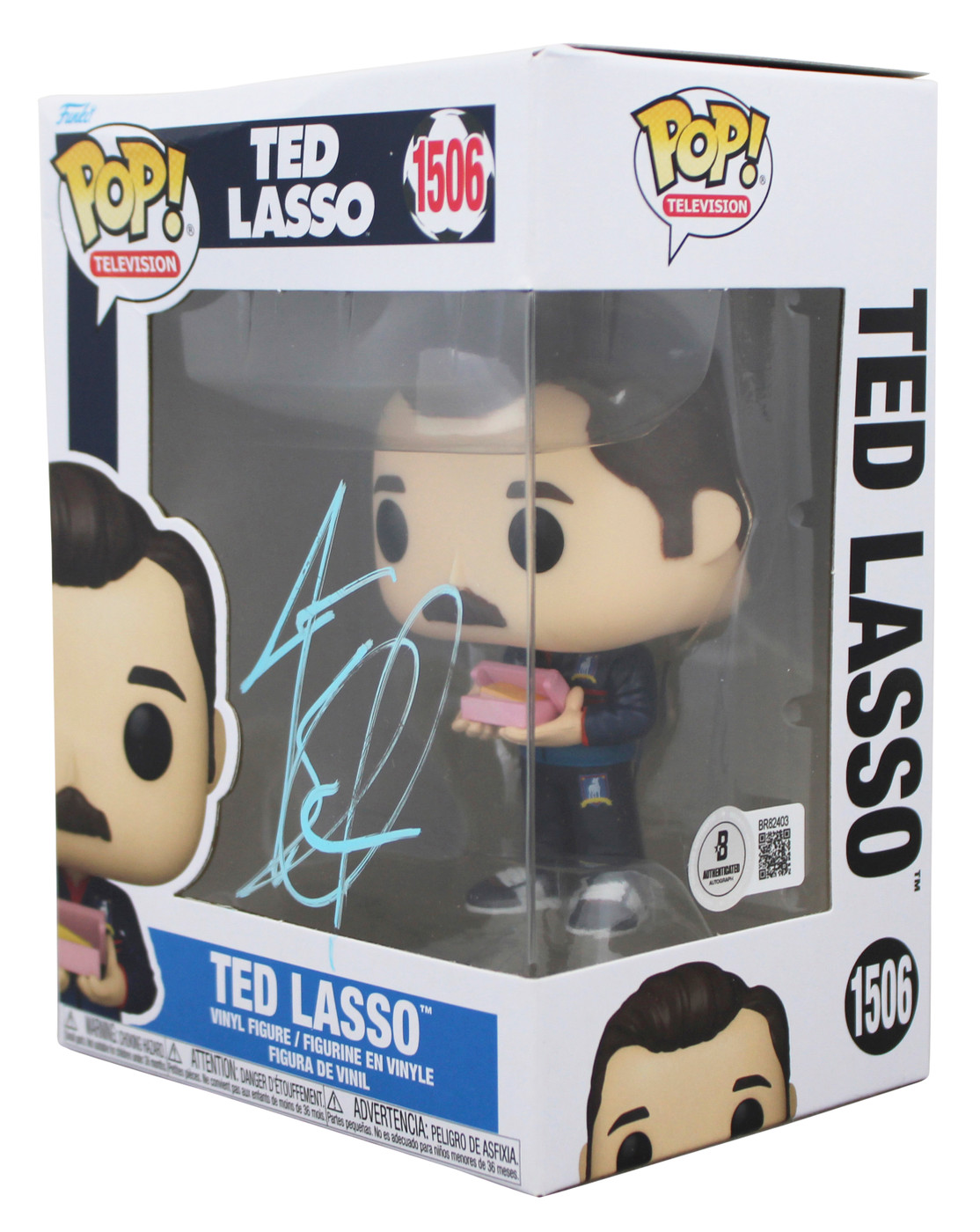 Jason Sudeikis Signed Ted Lasso #1506 Funko Pop Vinyl Figure BAS