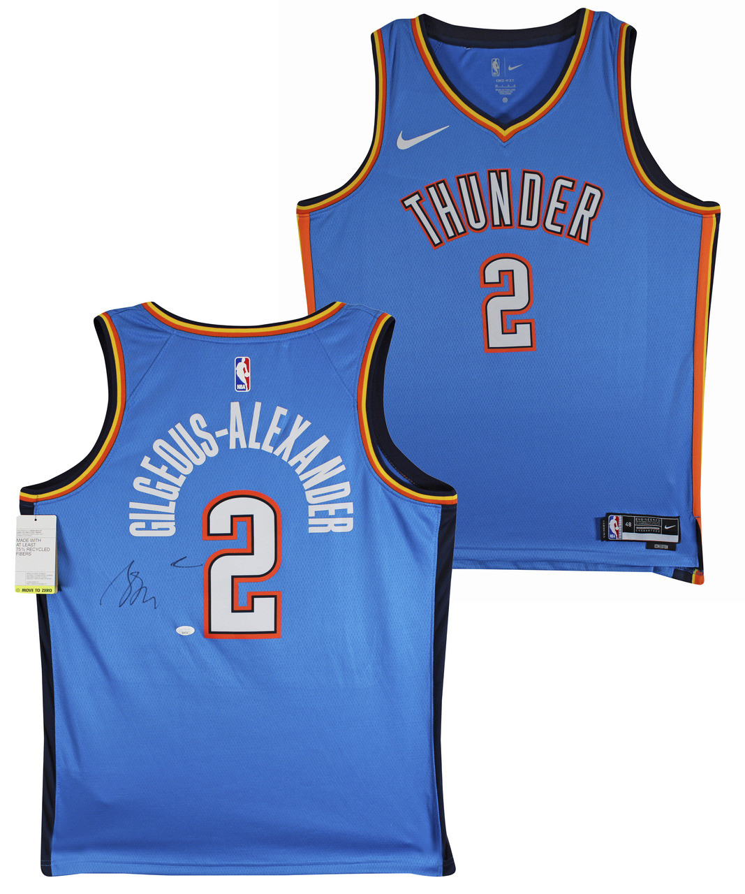 Nike NBA ジャージー Shai Gilgeous-Alexander Shai Gilgeous-Alexander Signed Authentic Nike 2025 NBA ALL STAR