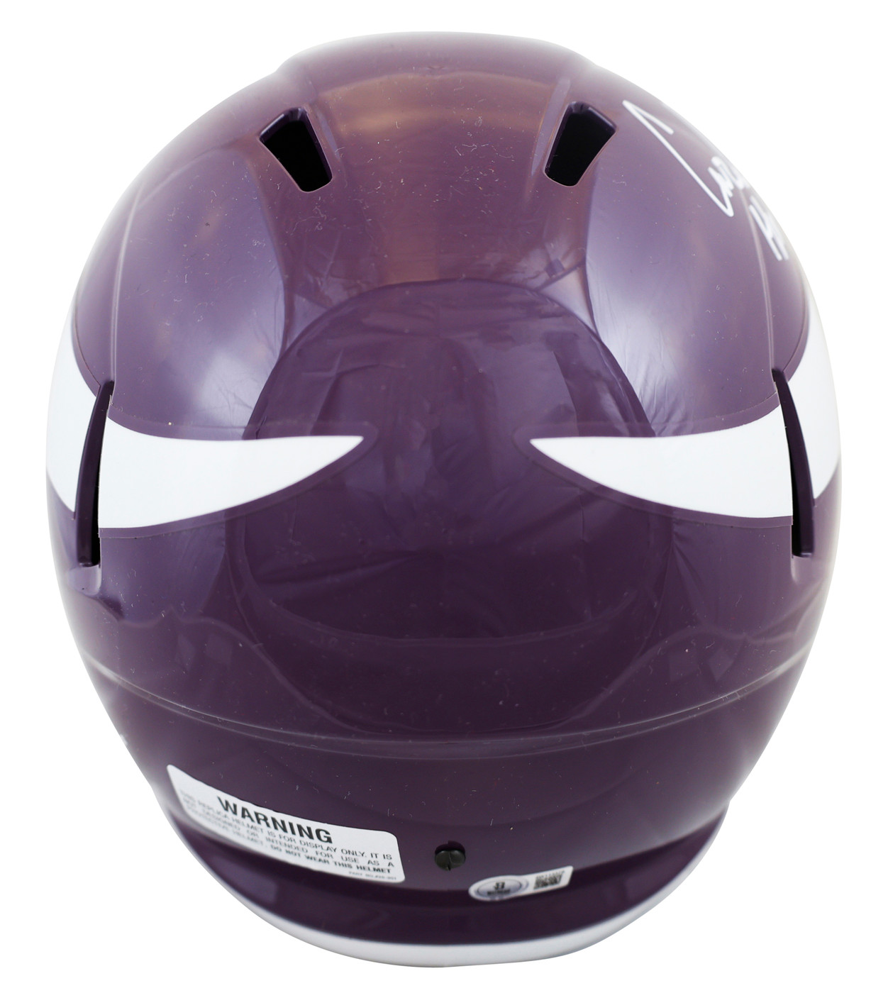 Vikings Carl Eller "HOF 2004" Signed 1961-79 TB Full Size Speed Rep Helmet BAS W