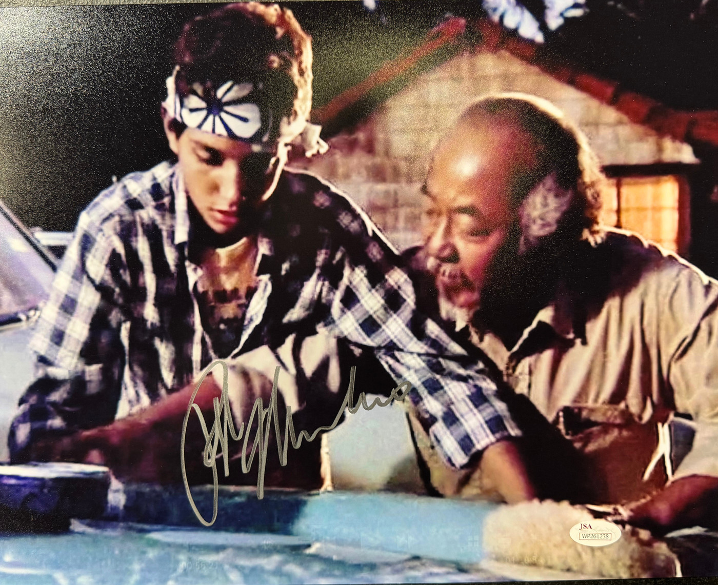 Ralph Macchio Signed Karate Kid Photo