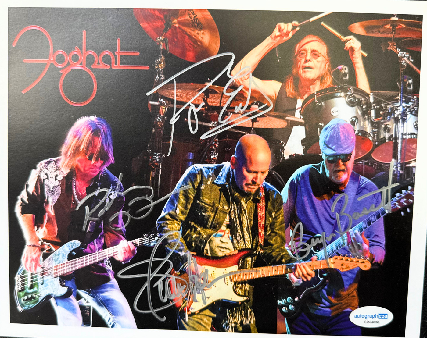Foghat Signed Photo