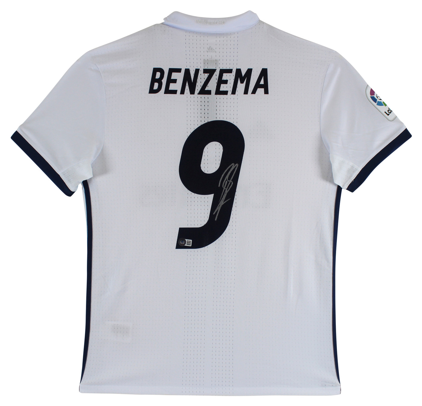 9/10 ジャージナンバー ベンゼマBenzema 直筆サイン auto レアル