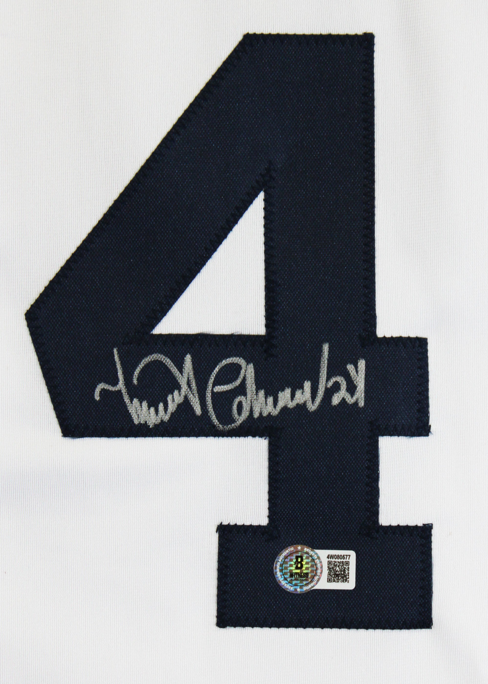 Miguel Cabrera Authentic Signed White Pro Style Jersey Autographed BAS Witnessed