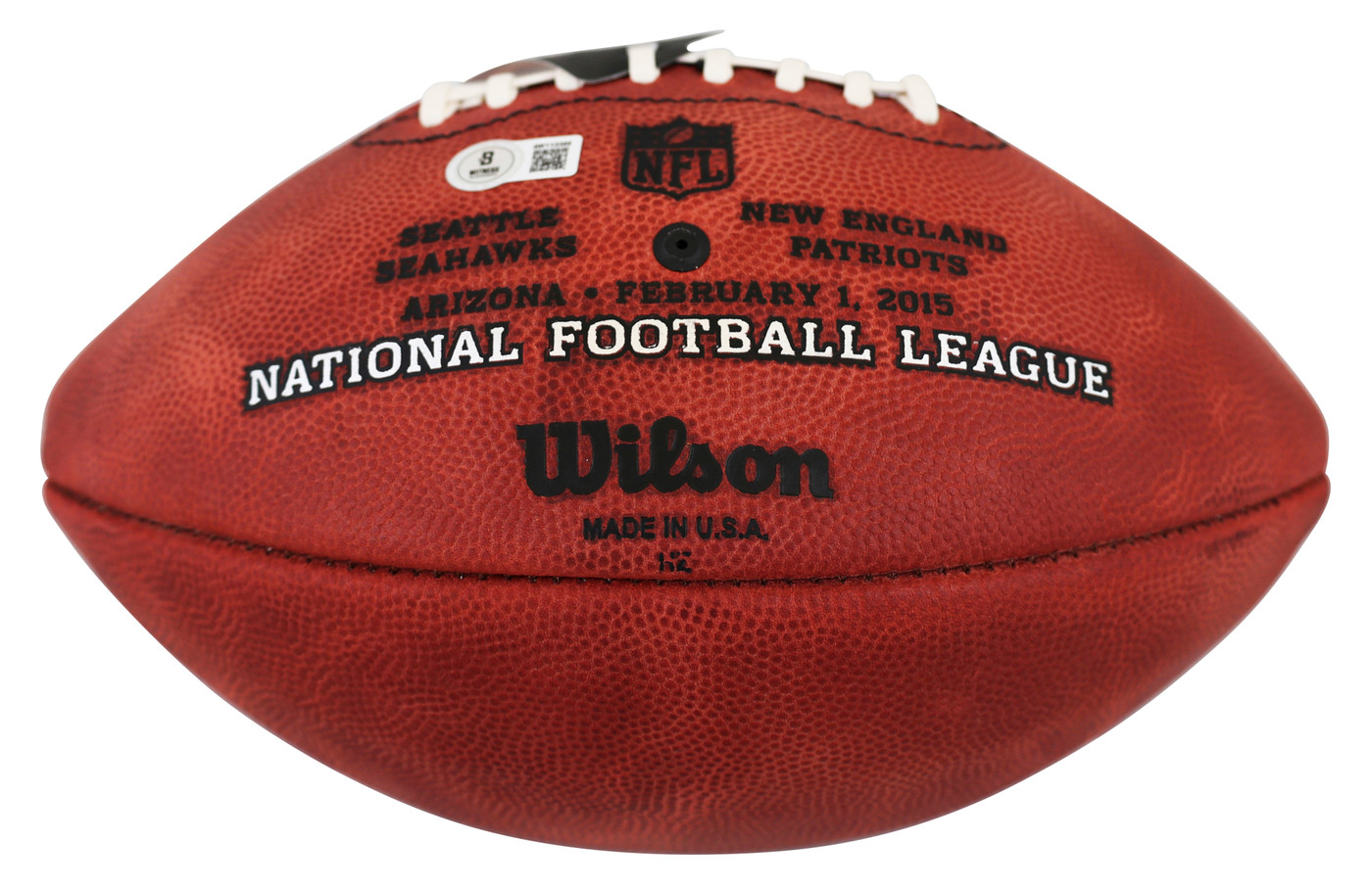 Patriots Rob Gronkowski Signed SB XLIX Logo "Duke" Football BAS Wit #4W113355