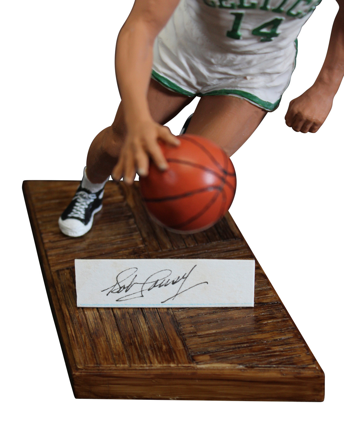 Celtics Bob Cousy Signed Salvino Sports Legends Figure LE #203/2500 BAS #BU55123