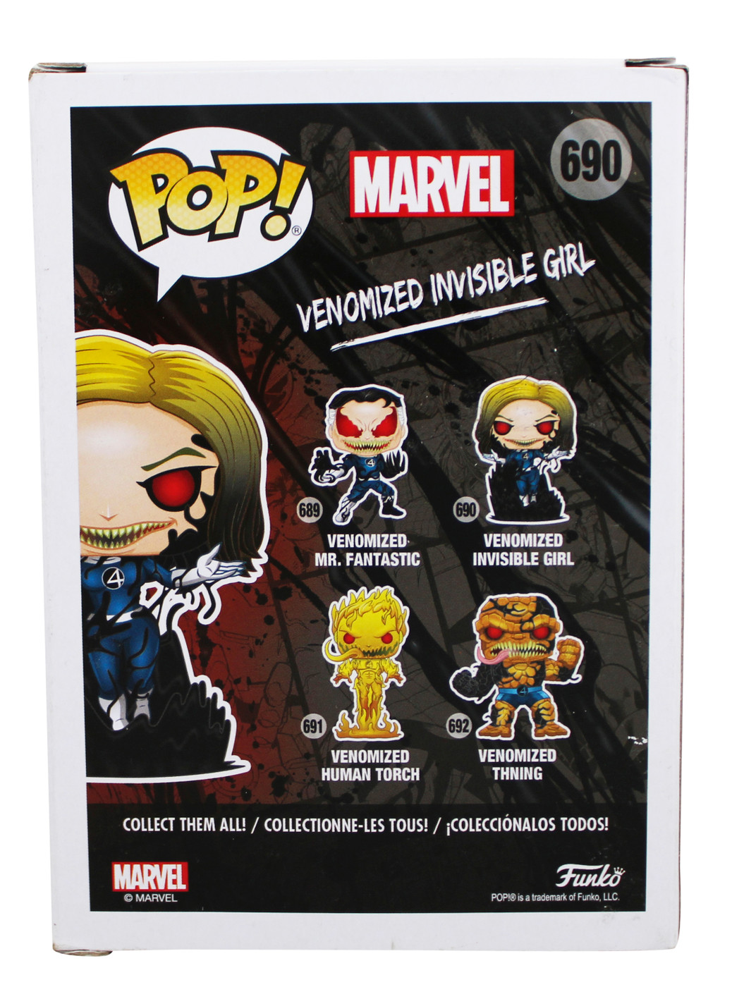 Jessica Alba Signed Venomized Invisible Girl #690 Funko Pop Vinyl