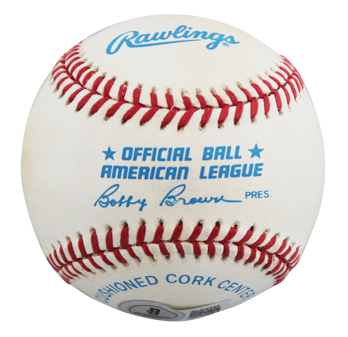 Royals George Brett Authentic Signed Bobby Brown OAL Baseball BAS #BU64243