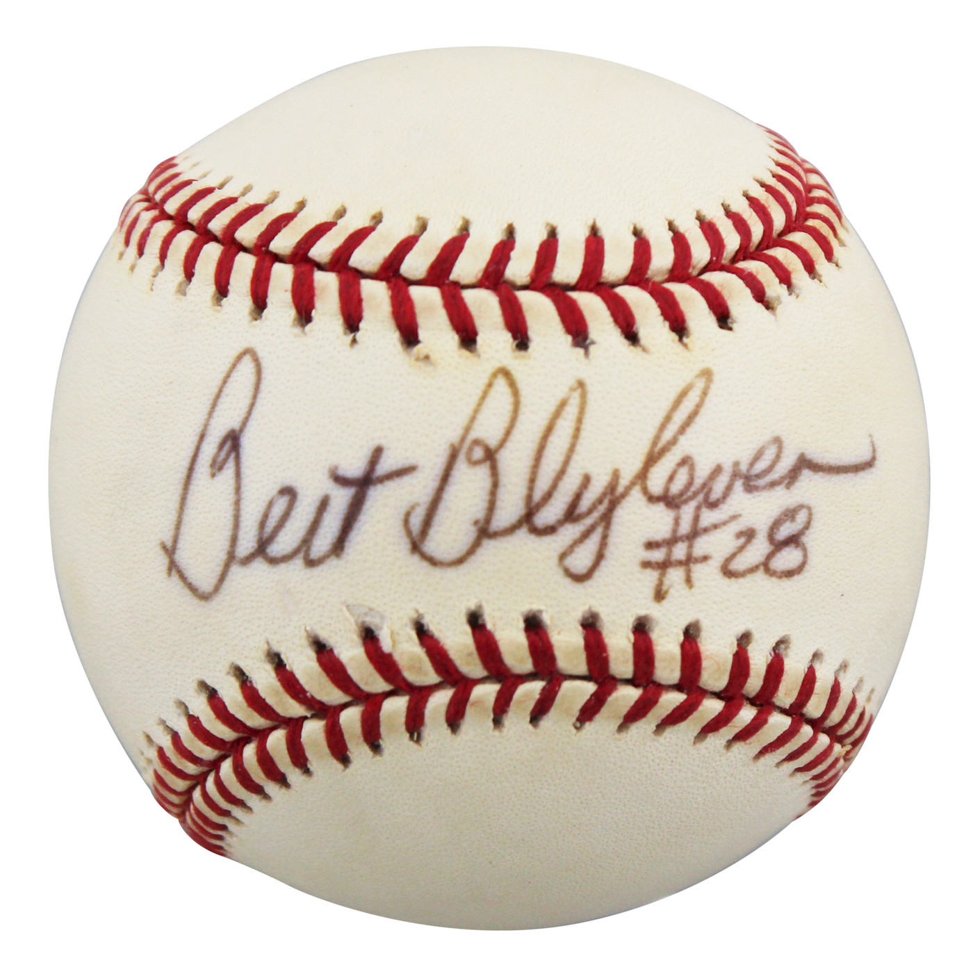 Twins Bert Blyleven Authentic Signed OML Baseball Autographed BAS