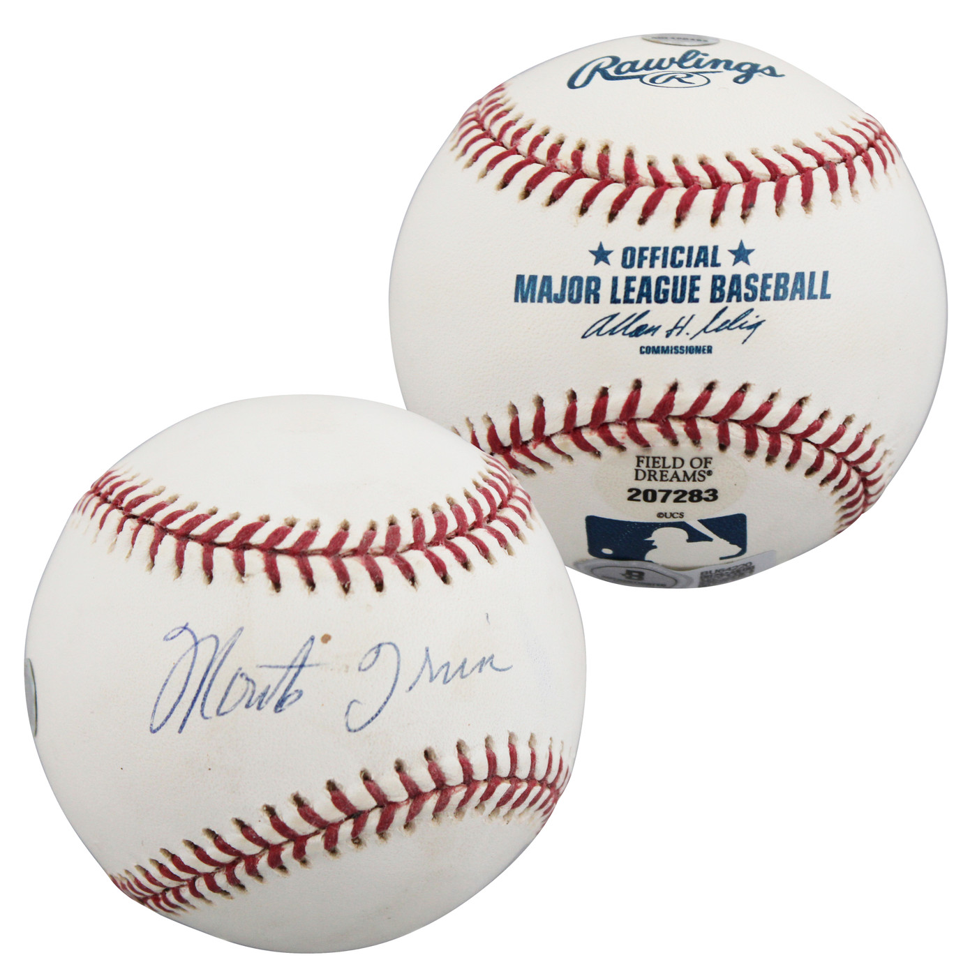 Giants Monte Irvin Authentic Signed OML Baseball Autographed BAS #BU64220