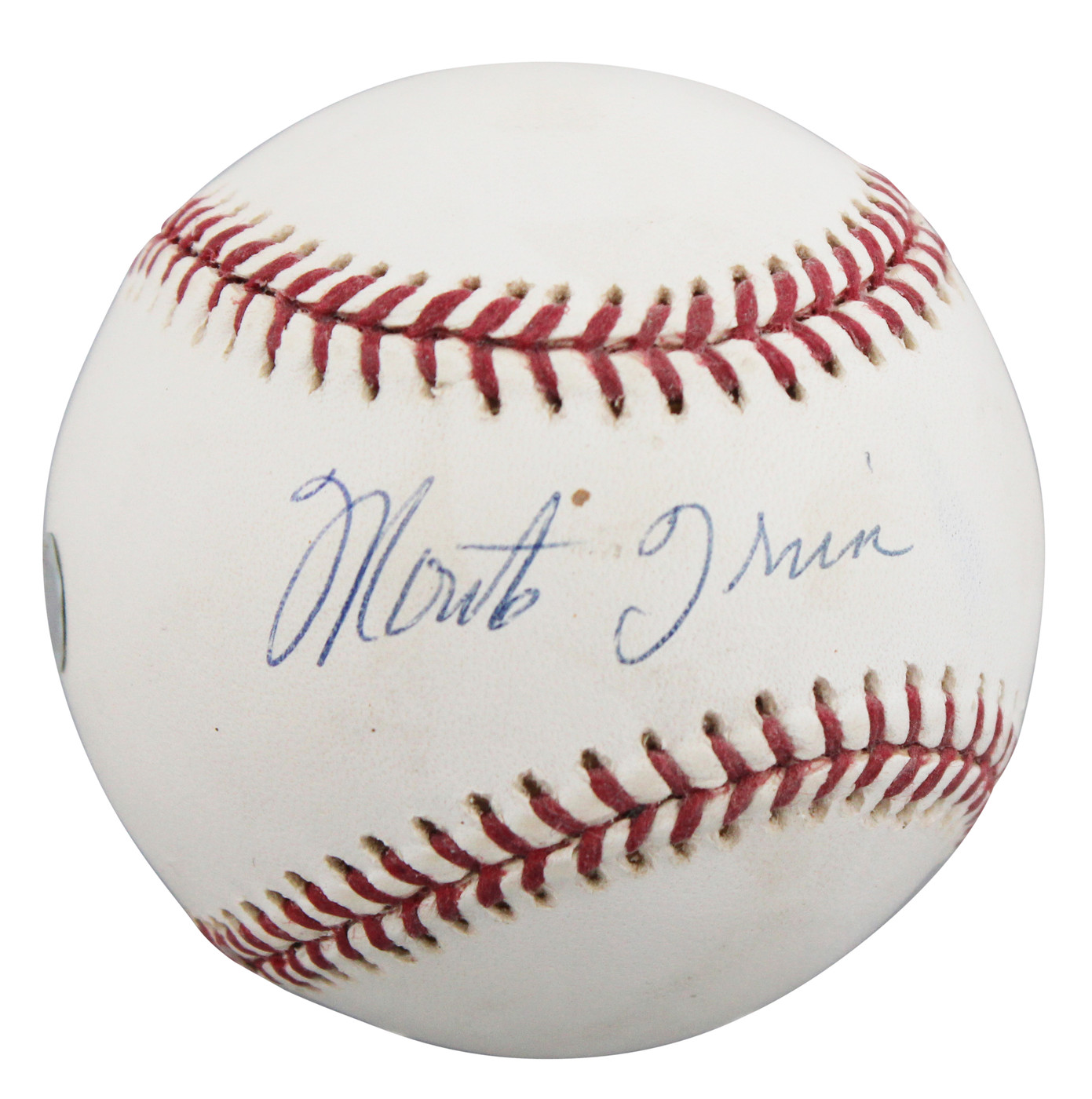 Giants Monte Irvin Authentic Signed OML Baseball Autographed BAS #BU64220