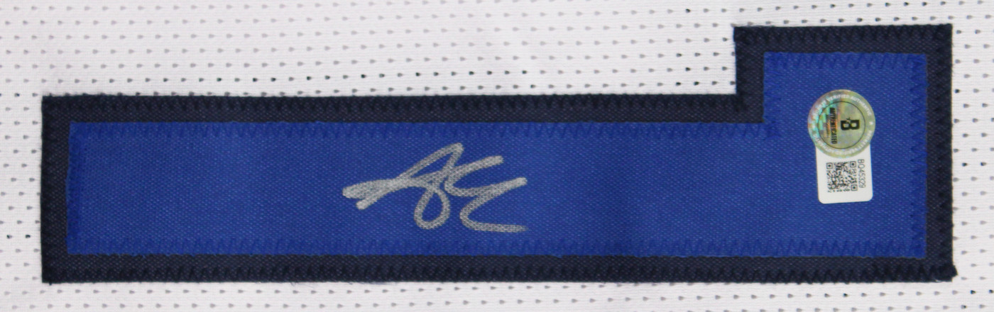Anthony Edwards Authentic Signed White Pro Style Framed Jersey