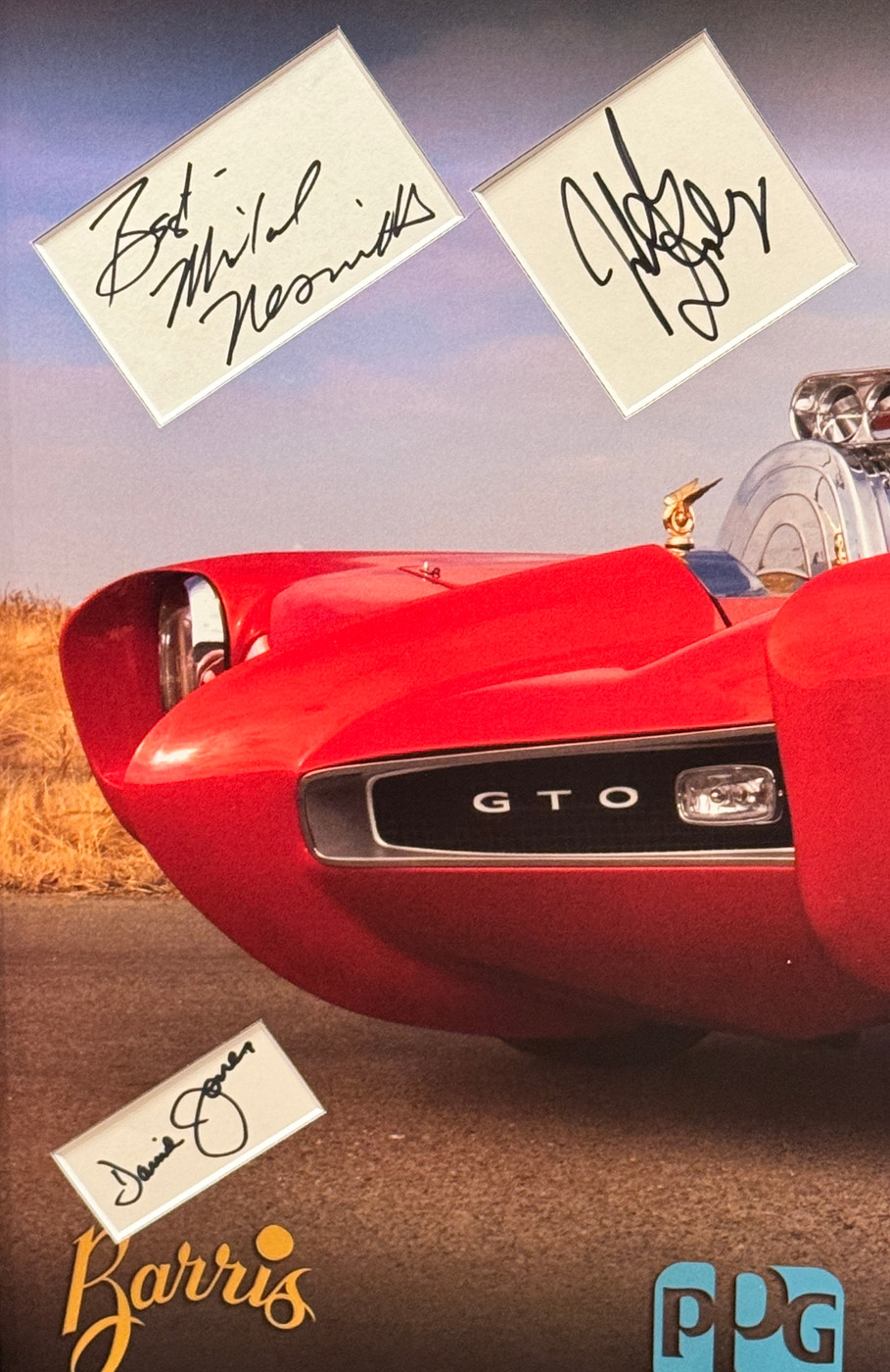 The Monkees Signed “Monkeemobile” Display