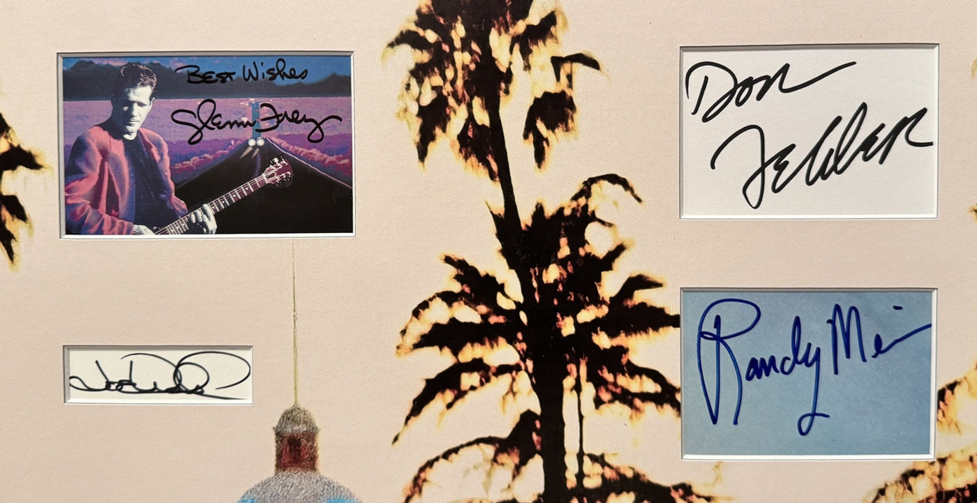 The Eagles “Hotel California” Multi-Signed Display